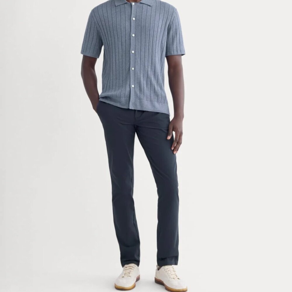 NWT Everlane Mens Uniform The Performance Chino Size 29x32 Slim Fit Pants Navy